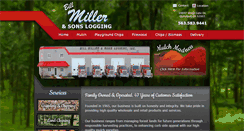 Desktop Screenshot of billmillerandsonslogging.com